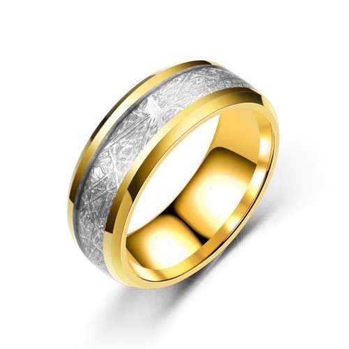 Mens Titanium Meteorite Design Wedding Band. Ring Size 6,7,8,9,10,11,12,13